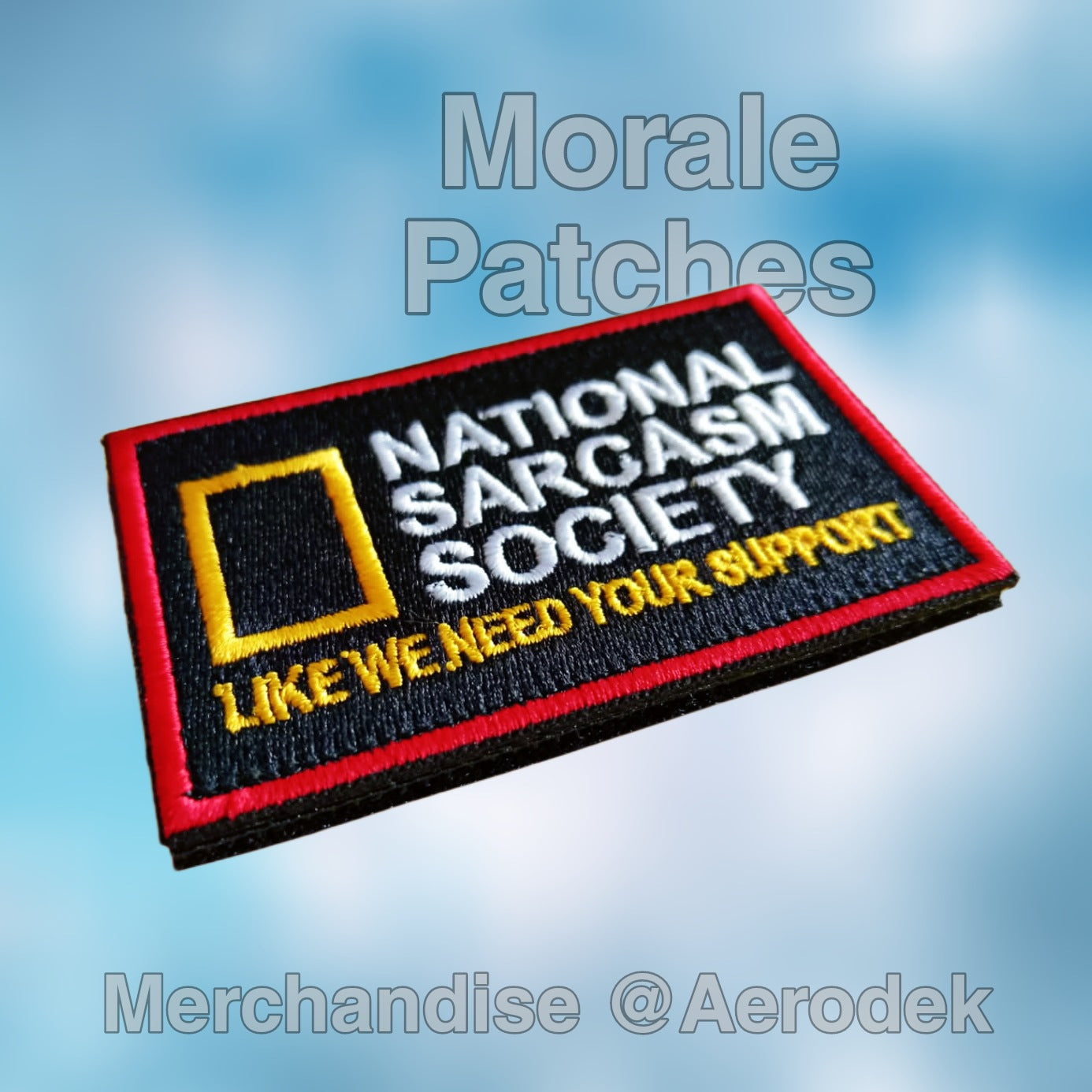 National Sarcasm Society morale patch