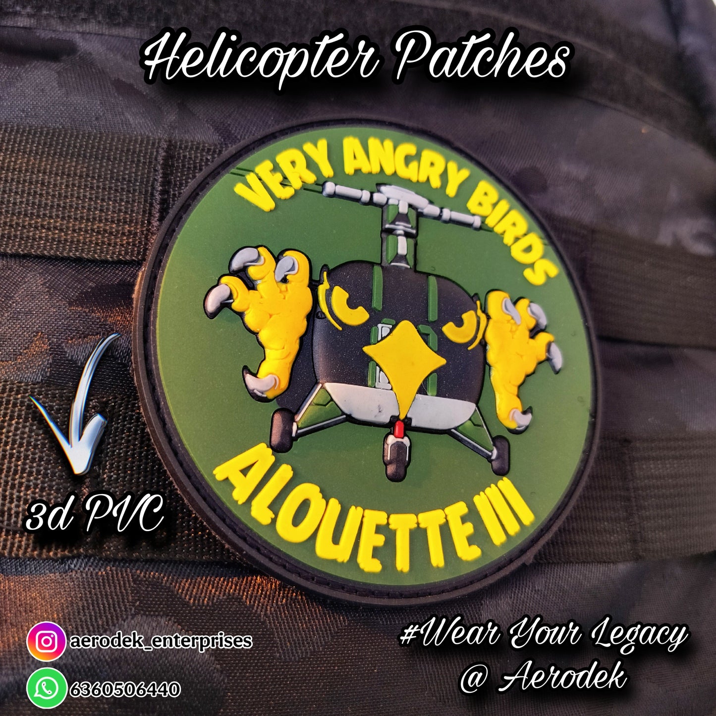 Angry Bird Chetak Cheetah Patch