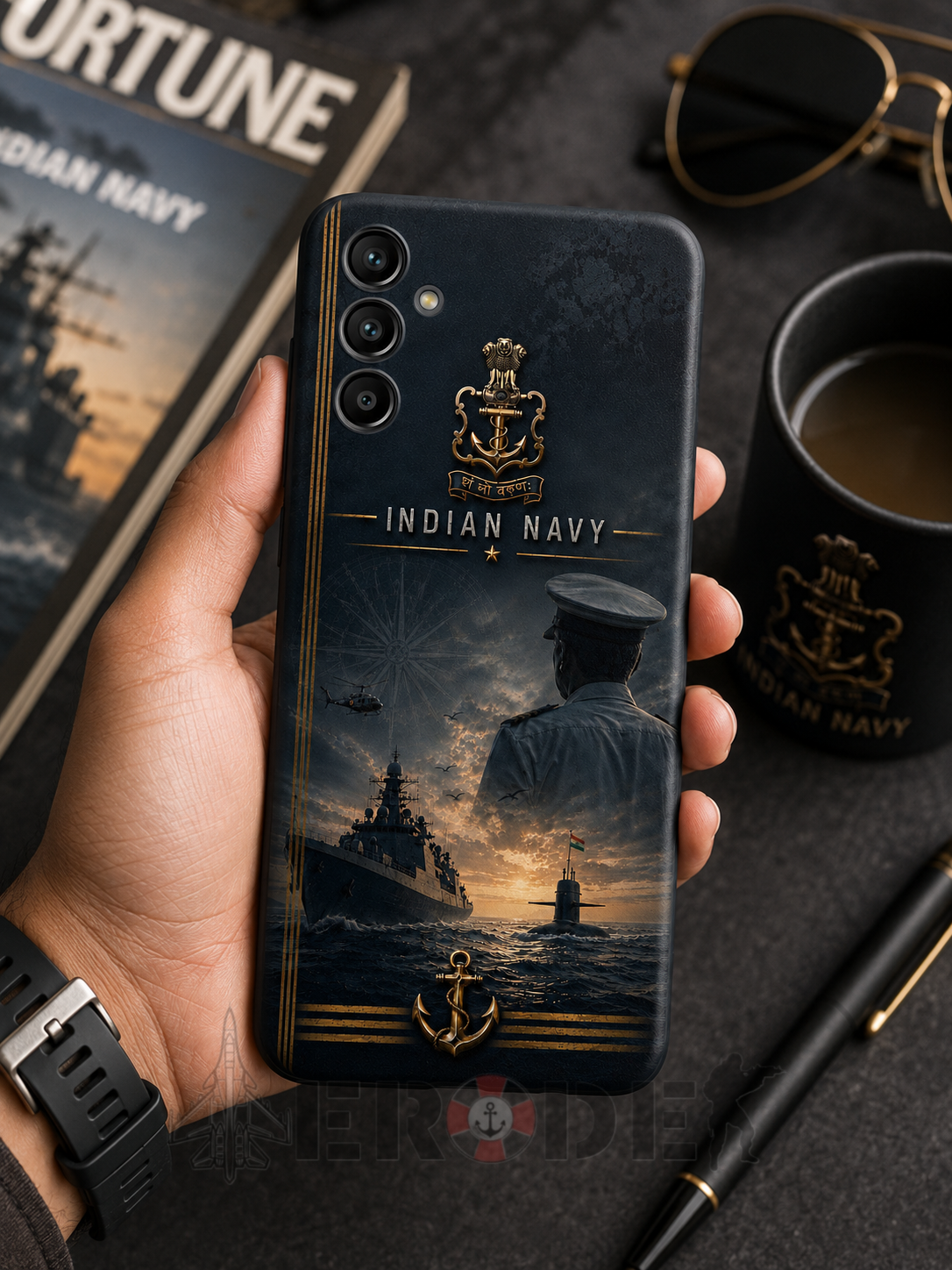 Indian Navy Mobile Cover