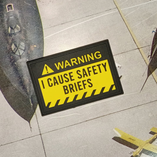 I Cause Safety Briefs morale patch
