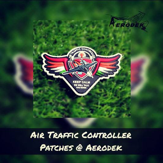 ATC Controller with Wings Patch