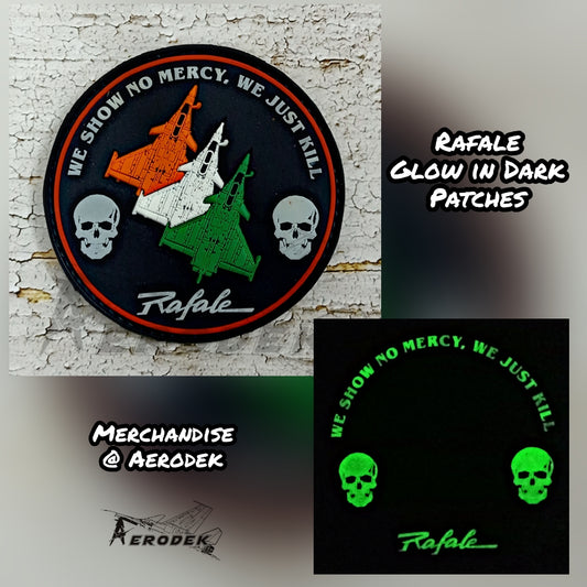 Rafale Round Tricolour Patch