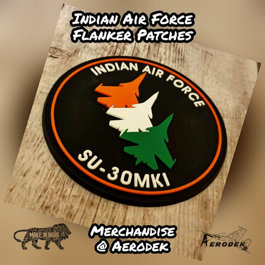 Sukhoi Su30 Mki Tricolour PVC Patch
