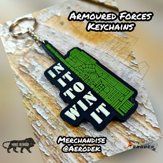 Tank Armoured Keychain Indian Army