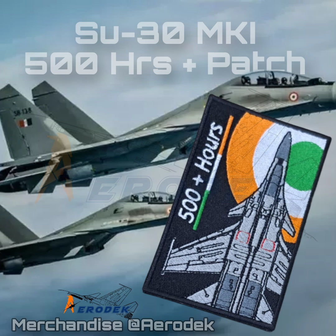Su30 500 hrs Rectangle Patch
