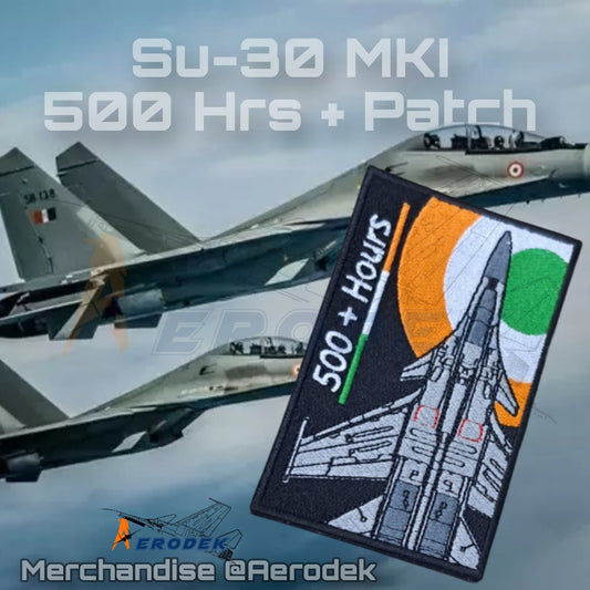 Su30 500 hrs Rectangle Patch