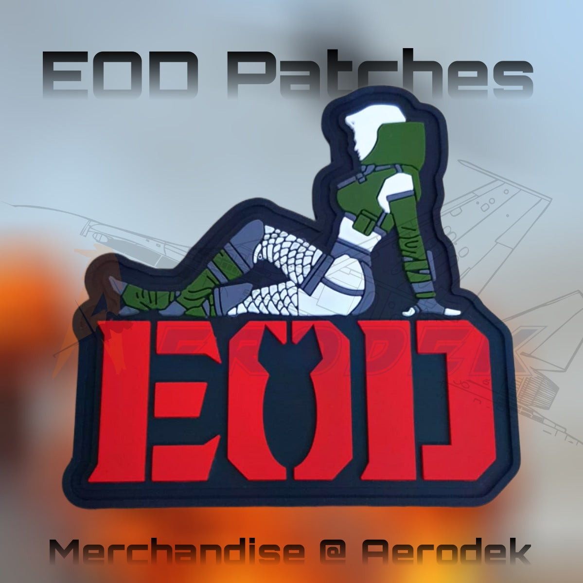 EOD Bomb Disposal Wicked Patch