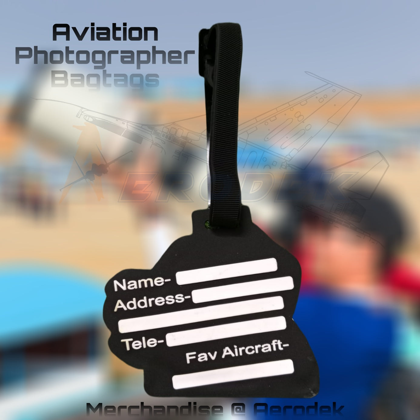 Aviation Photographer Bagtags