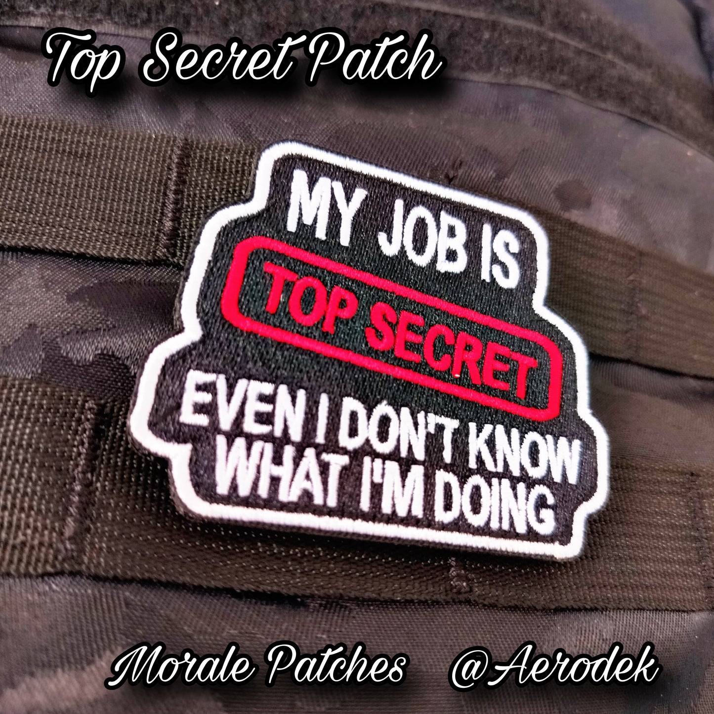 My Job is Secret morale patch