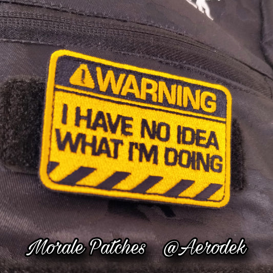 Warning I Have No Idea morale patch