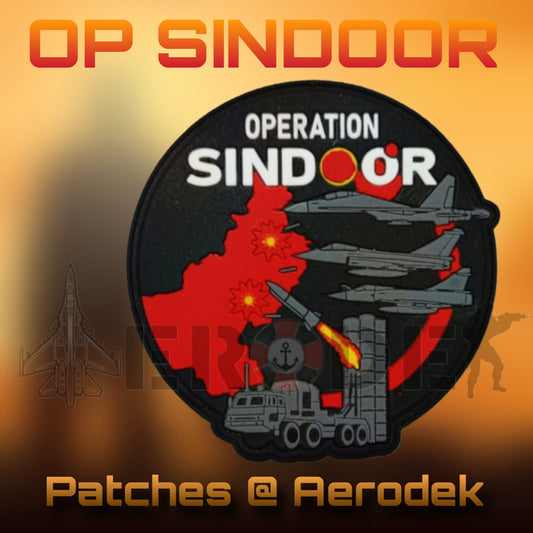 Op Sindoor PVC Patch Aircraft and S400