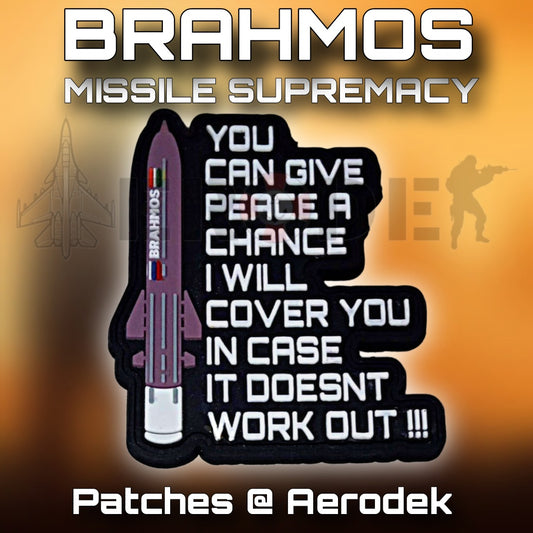 Op Sindoor Brahmos PVC Patch Peace