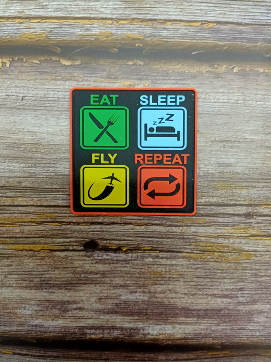 Eat Sleep Flt Patch