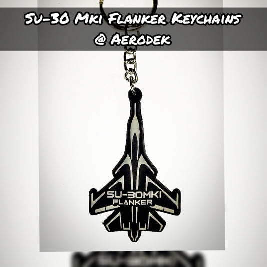 Su30 MKI Black Keychain