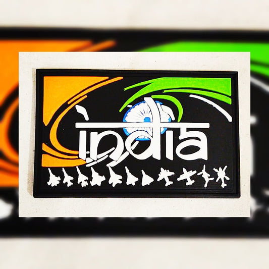India Flag Coloured Patch