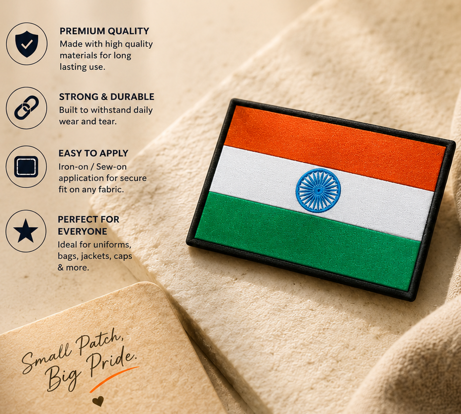 India Flag Patch