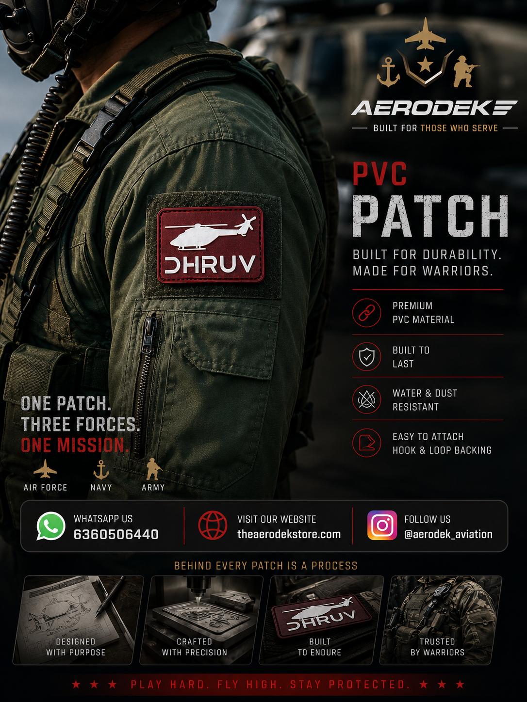 ALH Dhruv Advance Light Helicopter Patch