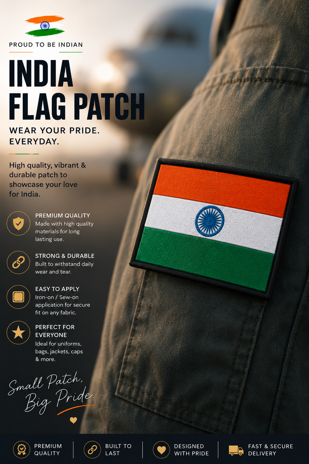 India Flag Patch