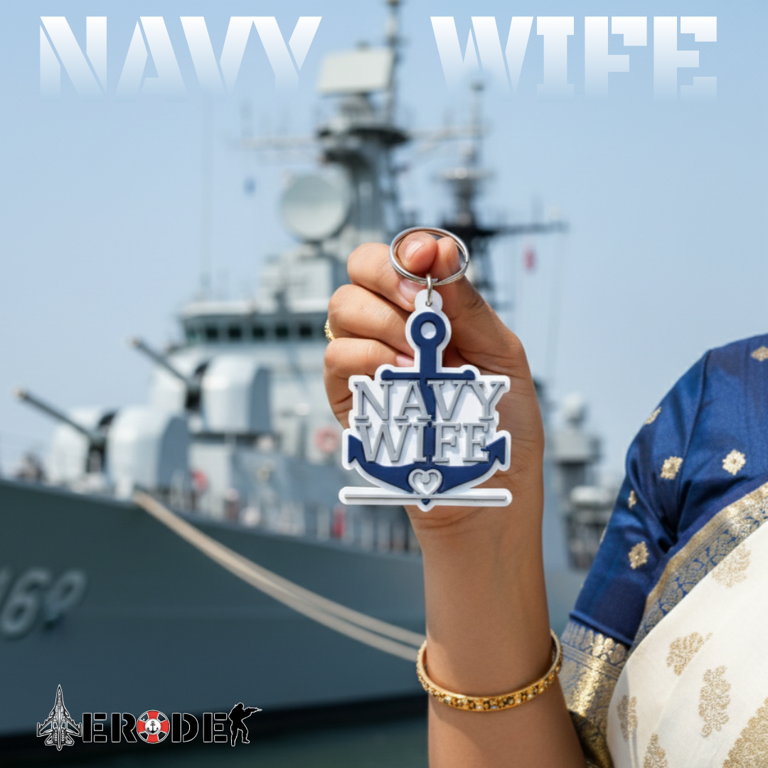 Navy Wife keychain