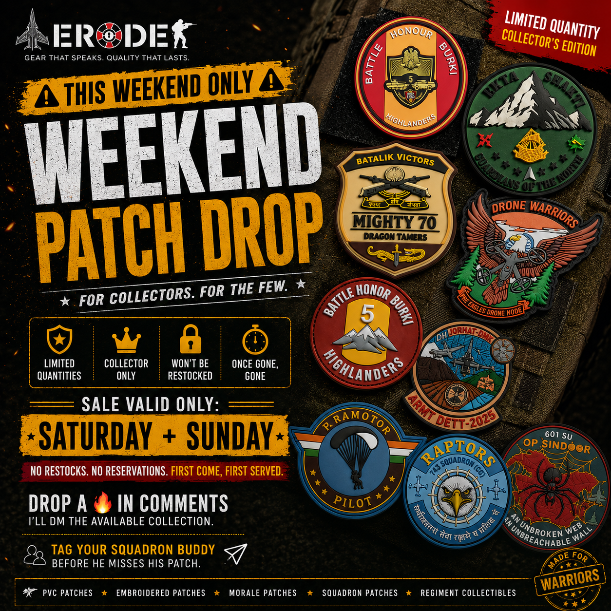 Collectors Edition Patches