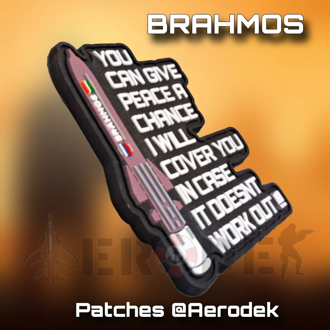 Op Sindoor Brahmos PVC Patch Peace