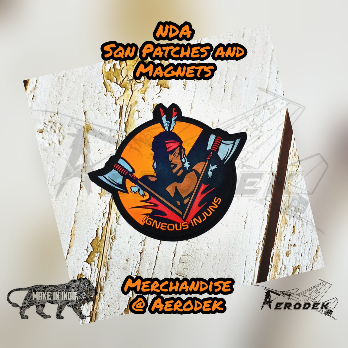 NDA Sqn Patches - pvc
