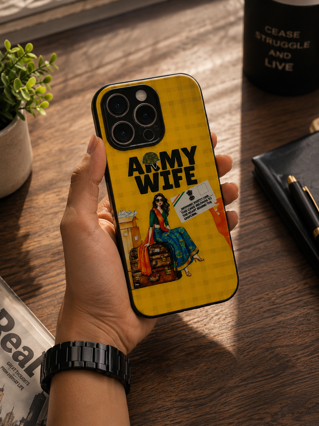 Army Wife Mobile Cover