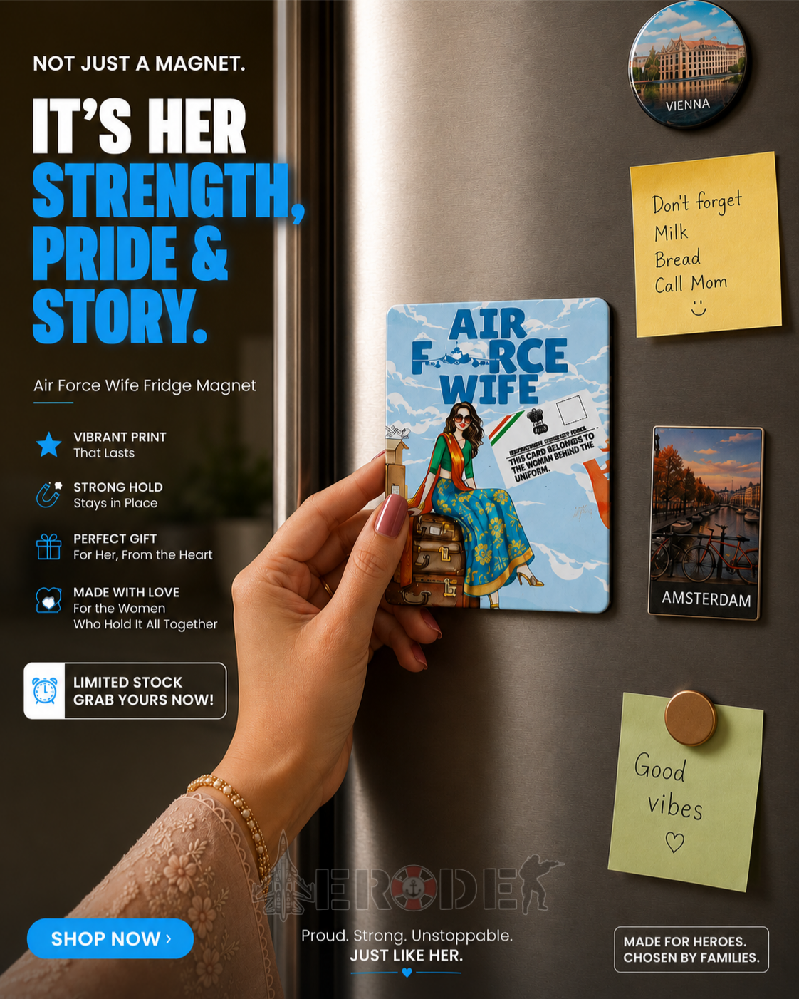 Air Force Wife - Fridge Magnet