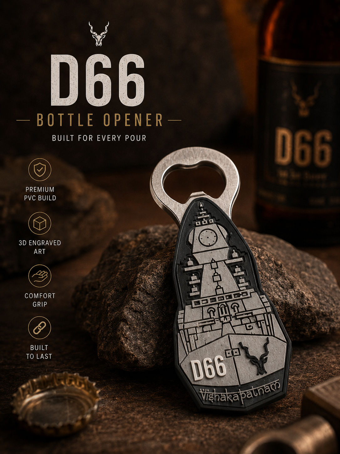 INS Vishakapatnam Bottle Opener