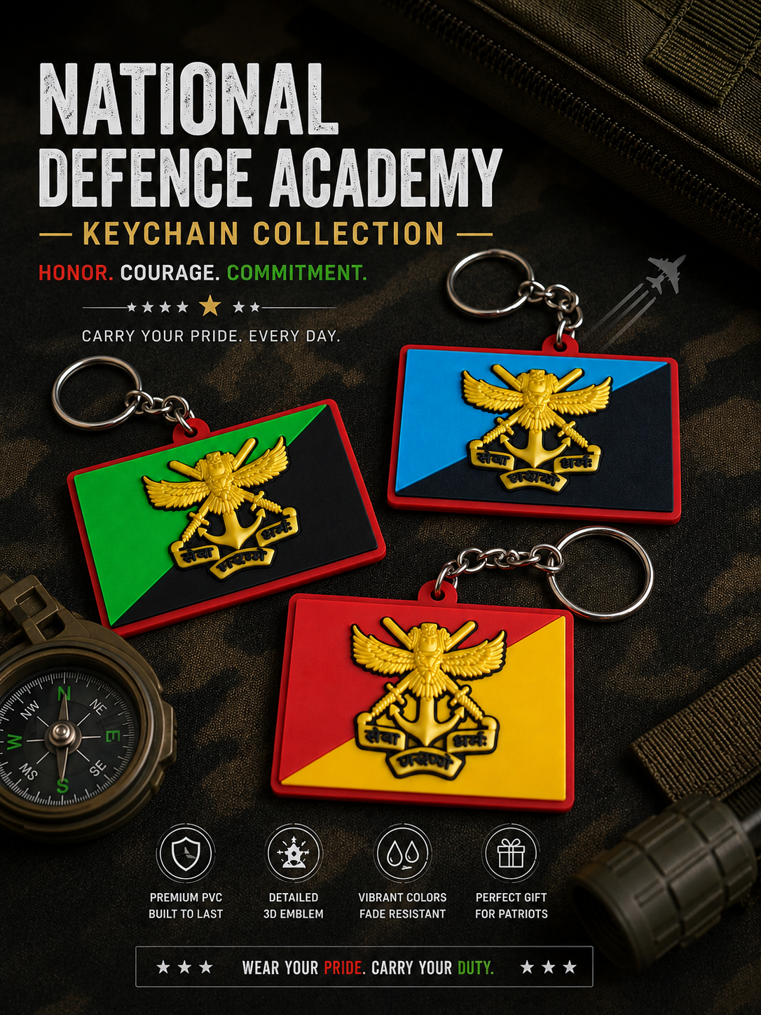 NDA Sqn Keychain